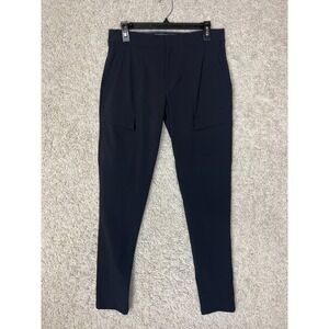 Athleta Wander Utility Cargo Pants 8 Black Nylon Sports Stretch Performance